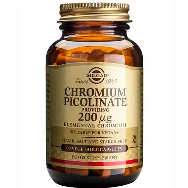 Solgar Chromium Picolinate Takviye Edici Gıda 90 Kapsül - 1