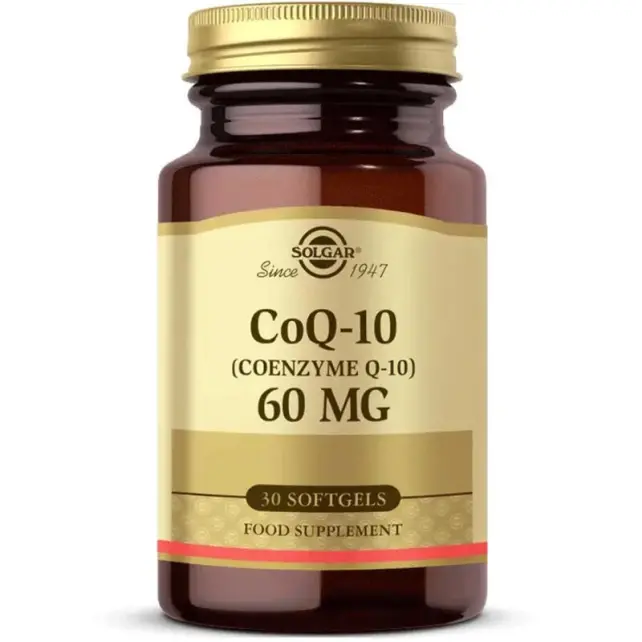 Solgar Coenzyme Q-10 60mg - Takviye Edici Gıda 30 Kapsül - 1
