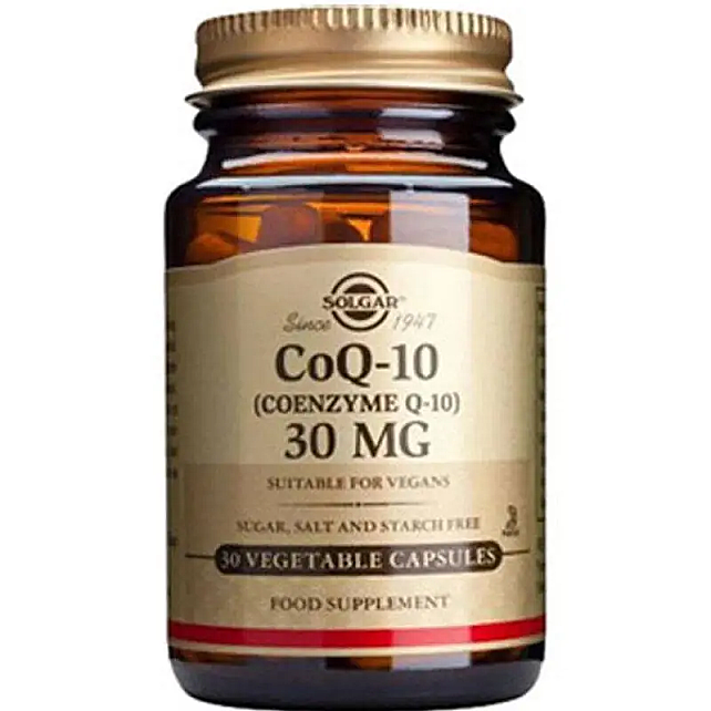 Solgar Coenzyme Q-10 Takviye Edici Gıda 30mg/30 Kapsül - 1