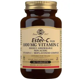 Solgar Ester-C Plus Vitamin C Takviye Edici Gıda 1000mg/30 Kapsül - Solgar