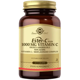 Solgar Ester-C Plus Vitamin C Takviye Edici Gıda 1000mg/60 Kapsül - Solgar