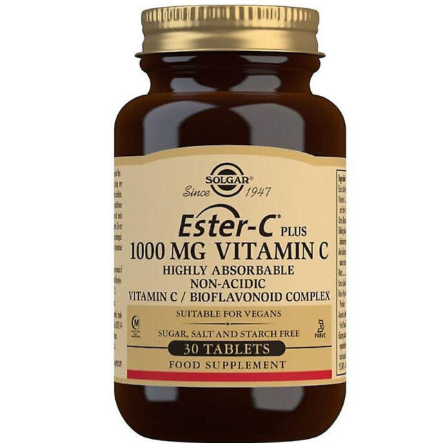 Solgar Ester-C Plus Vitamin C Takviye Edici Gıda 1000mg/30 Kapsül - 1