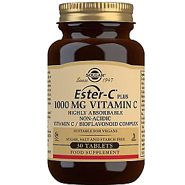 Solgar Ester-C Plus Vitamin C Takviye Edici Gıda 1000mg/30 Kapsül - Solgar