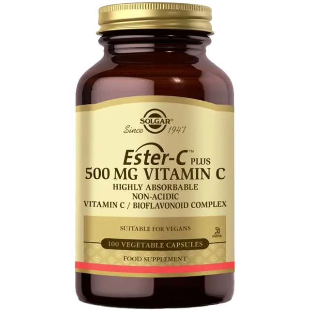 Solgar Ester-C Plus Vitamin C Takviye Edici Gıda 500mg/100 Kapsül - 1