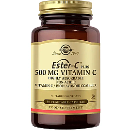 Solgar Ester-C Plus Vitamin C Takviye Edici Gıda 500mg/50 Kapsül - Solgar