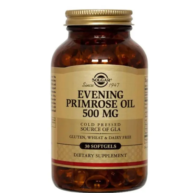 Solgar Evening Primrose Oil Takviye Edici Gıda 500mg/60 Tablet - 1