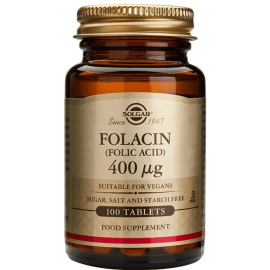 Solgar Folacin Takviye Edici Gıda 400 Mg/ 100Kapsül - Solgar