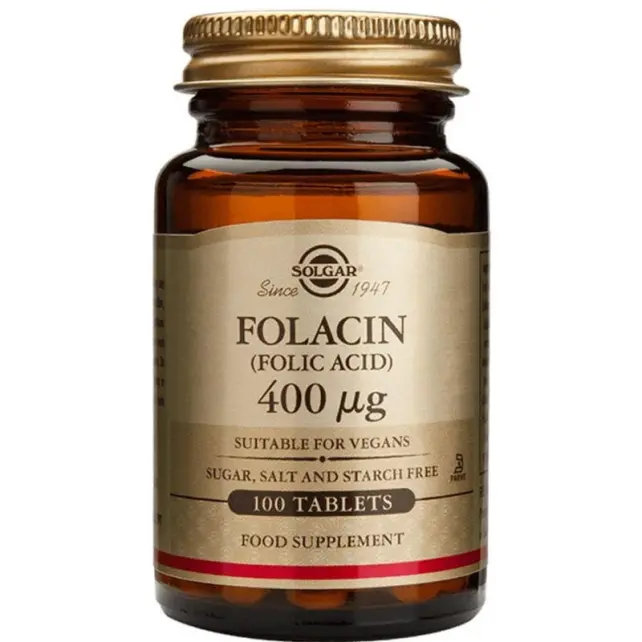 Solgar Folacin Takviye Edici Gıda 400 Mg/ 100Kapsül - 1