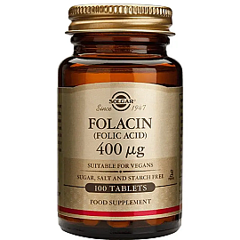 Solgar Folacin Takviye Edici Gıda 400mg/ 100Kapsül - Solgar