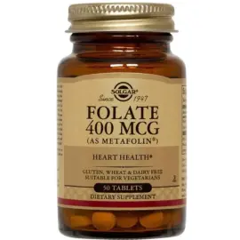 Solgar Folate Metafolin Takviye Edici Gıda 400mcg/50 Tablet - Solgar