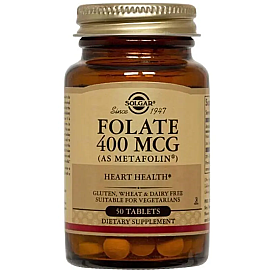 Solgar Folate Metafolin Takviye Edici Gıda 400mcg/50 Tablet - Solgar