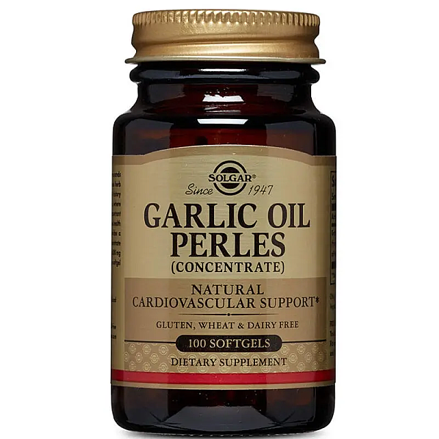 Solgar Garlic Oil Perles Takviye Edici Gıda 100 Softjel - 1