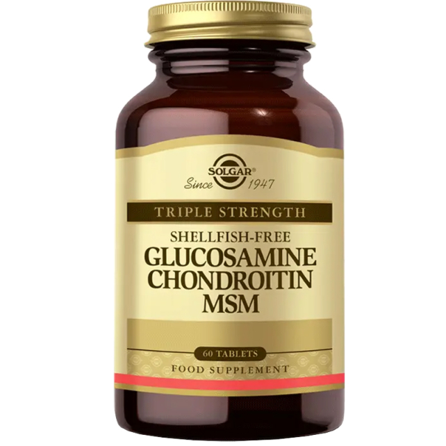 Solgar Glucosamine Chondroitin MSM Takviye Edici Gıda 60 Tablet - 1