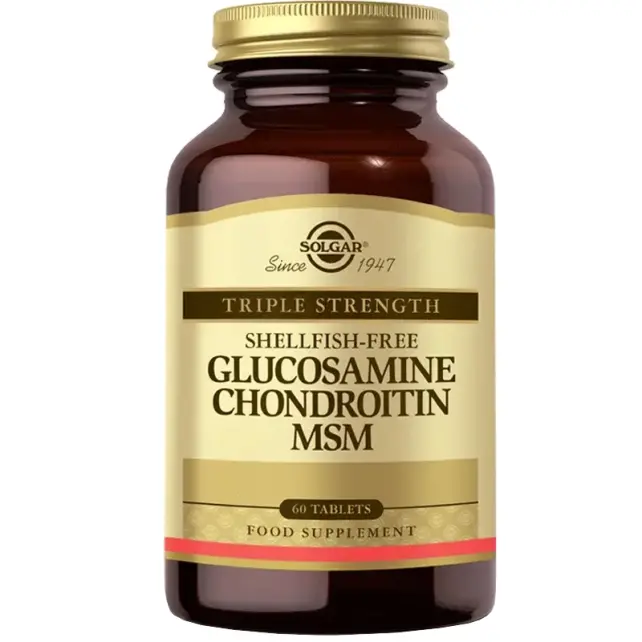 Solgar Glucosamine Chondroitin MSM Takviye Edici Gıda 60 Tablet - 1