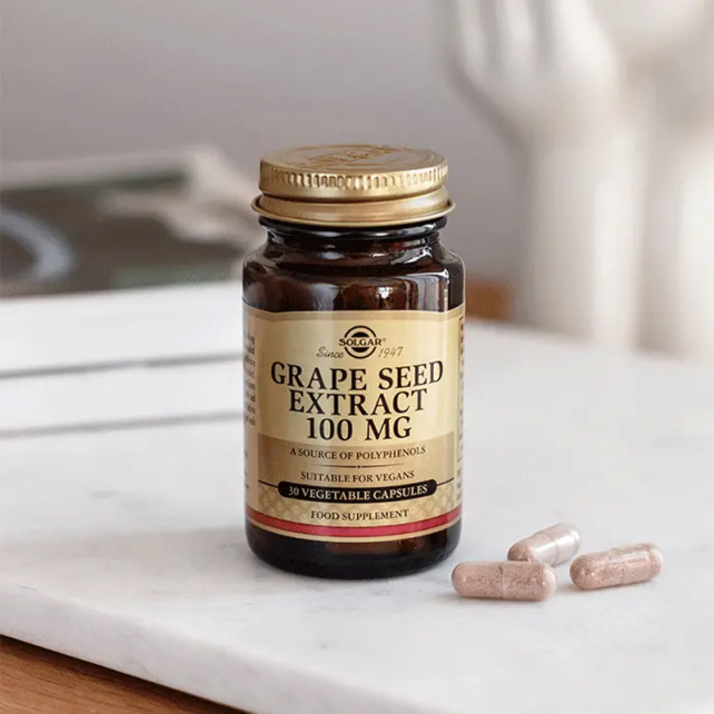 Solgar Grape Seed Extract Takviye Edici Gıda 100mg/30 Kapsül - 2