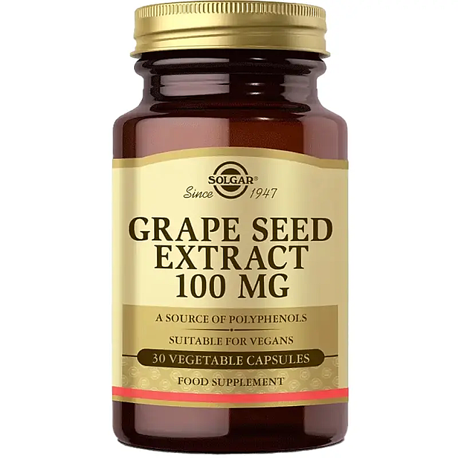 Solgar Grape Seed Extract Takviye Edici Gıda 100mg/30 Kapsül - 1