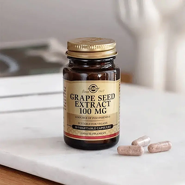 Solgar Grape Seed Extract Takviye Edici Gıda 100mg/30 Kapsül - 2