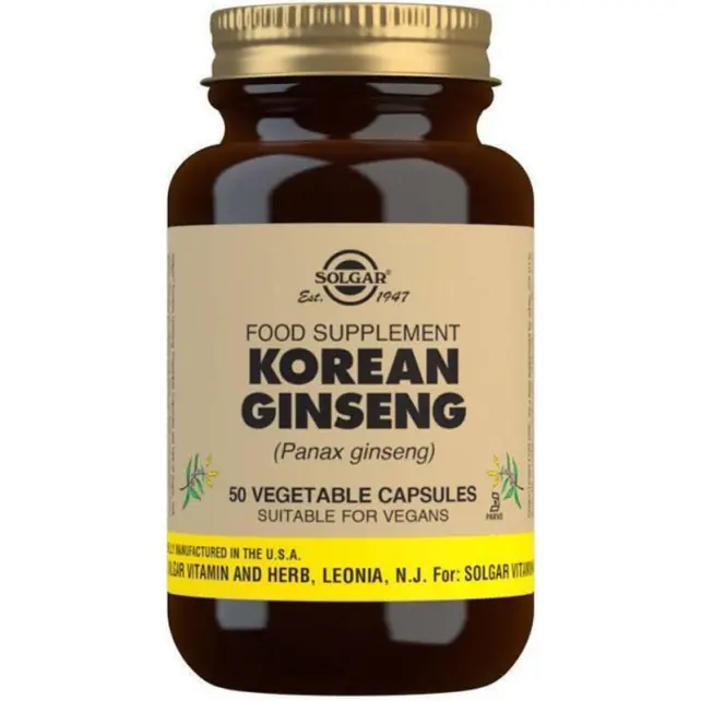 Solgar Korean Ginseng Takviye Edici Gıda 50 Kapsül - 1
