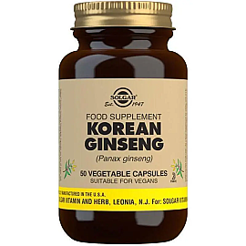 Solgar Korean Ginseng Takviye Edici Gıda 50 Kapsül - Solgar