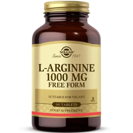 Solgar L-Arginine 1000 mg - Takviye Edici Gıda 90 Tablet - Solgar