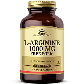 Solgar L-Arginine 1000mg - Takviye Edici Gıda 90 Tablet - Solgar