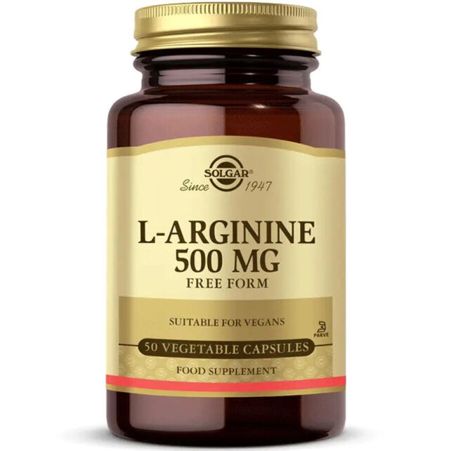Solgar L-Arginine 500 mg - Takviye Edici Gıda 50 Kapsül - 1
