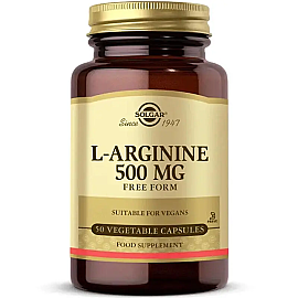 Solgar L-Arginine 500mg - Takviye Edici Gıda 50 Kapsül - Solgar