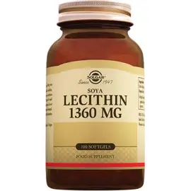 Solgar Lecithin 1360mg Takviye Edici Gıda 100 Kapsül - Solgar