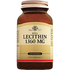 Solgar Lecithin 1360mg Takviye Edici Gıda 100 Kapsül - Solgar