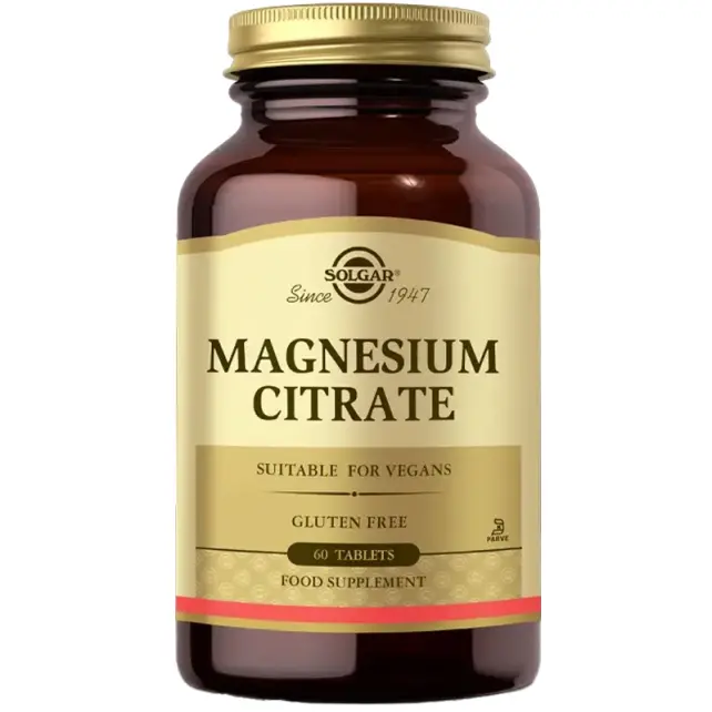 Solgar Magnesium Citrate Takviye Edici Gıda 60Tablet - 1