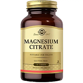 Solgar Magnesium Citrate Takviye Edici Gıda 60Tablet - Solgar