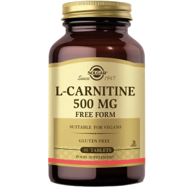 Solgar Maxi L-Carnitine Takviye Edici Gıda 500mg/30 Tablet - Solgar
