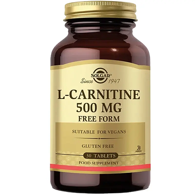 Solgar Maxi L-Carnitine Takviye Edici Gıda 500mg/30 Tablet - 1