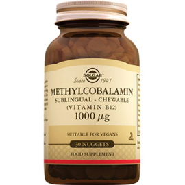 Solgar Methylcobalamin Vitamin B12 Takviye Edici Gıda 1000mcg/30 Tablet - Solgar