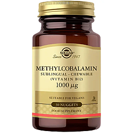 Solgar Methylcobalamin Vitamin B12 Takviye Edici Gıda 1000mcg/30 Tablet - Solgar
