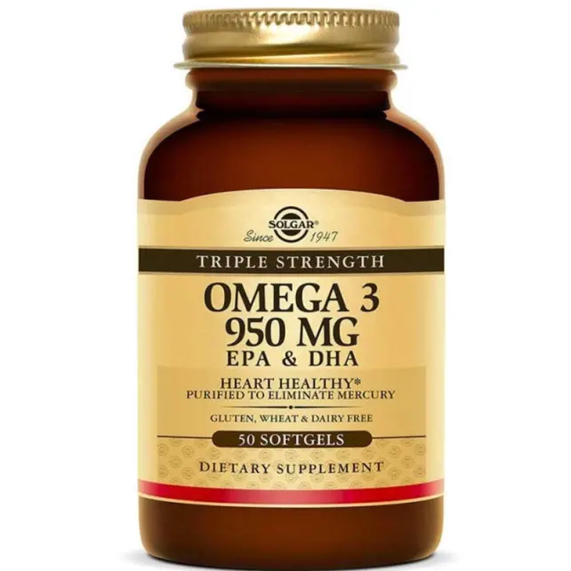 Solgar Omega 3 Takviye Edici Gıda 950mg/50 Kapsül - 1