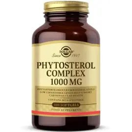 Solgar Phytosterol Complex 1000mg - Takviye Edici Gıda 100 Yumuşak Kapsül - Solgar