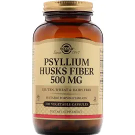 Solgar Psyllium Huks Fiber Takviye Edici Gıda 500mg/200 Kapsül - Solgar