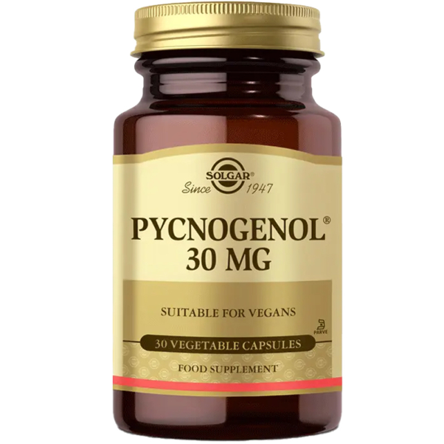 Solgar Pycnogenol 30 mg Takviye Edici Gıda 30 Kapsül - 1