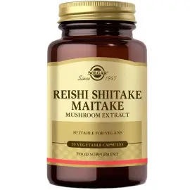 Solgar Reishi Shiittake Maitake Extract Takviye Edici Gıda 50 Kapsül - 1