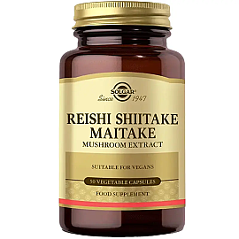 Solgar Reishi Shiittake Maitake Extract Takviye Edici Gıda 50 Kapsül - Solgar