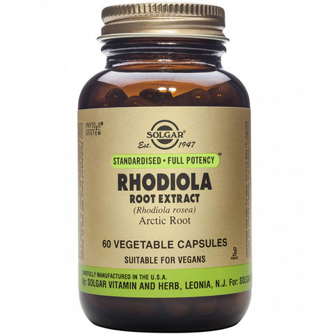 Solgar Rhodiola Root Extract Takviye Edici Gida 60 Kapsul