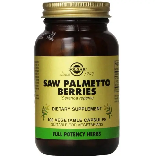 Solgar Saw Palmetto Berries Takviye Edici Gıda 100 Kapsül - 1