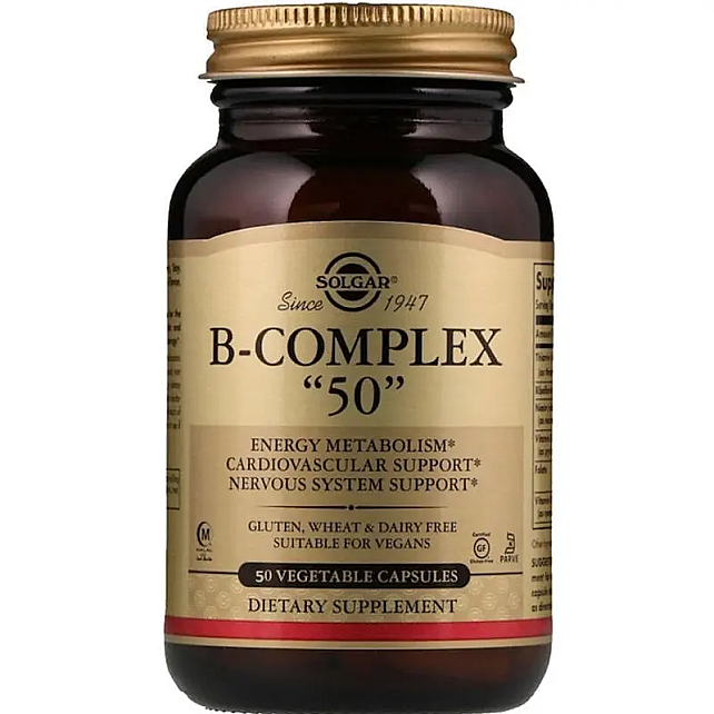 Solgar Vitamin B - Complex - 50 Takviye Edici Gıda 50 Kapsül - 1