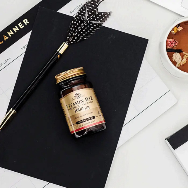 Solgar Vitamin B12 Takviye Edici Gıda 1000 Mg 100 Kapsül - 2