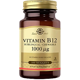 Solgar Vitamin B12 Takviye Edici Gıda 1000mg 100 Kapsül - Solgar