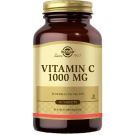 Solgar Vitamin C Takviye Edici Gıda 1000 Mg 90 Kapsül - 1