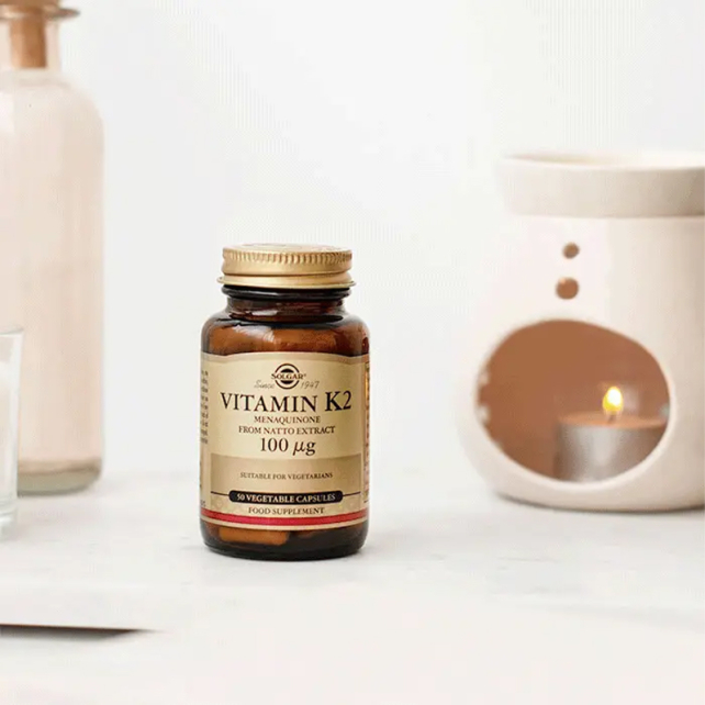 Solgar Vitamin K2 Takviye Edici Gıda 100 mcg/50 Kapsül - 2