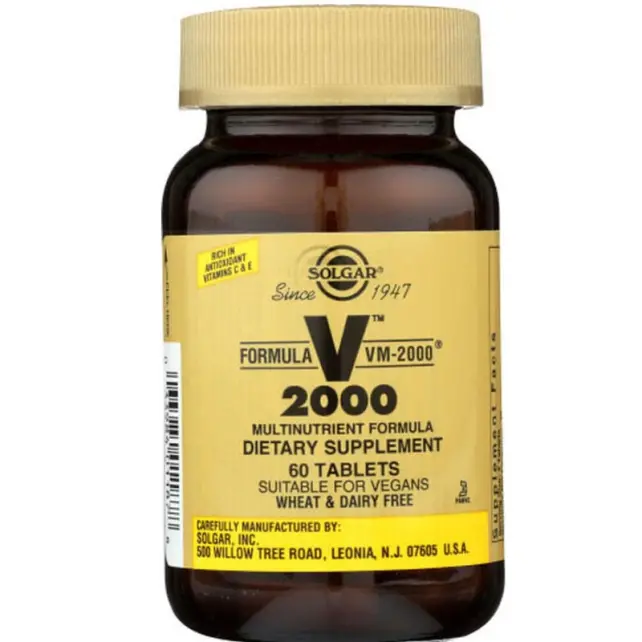 Solgar VM - 2000 Takviye Edici Gıda 60 Tablet - 1
