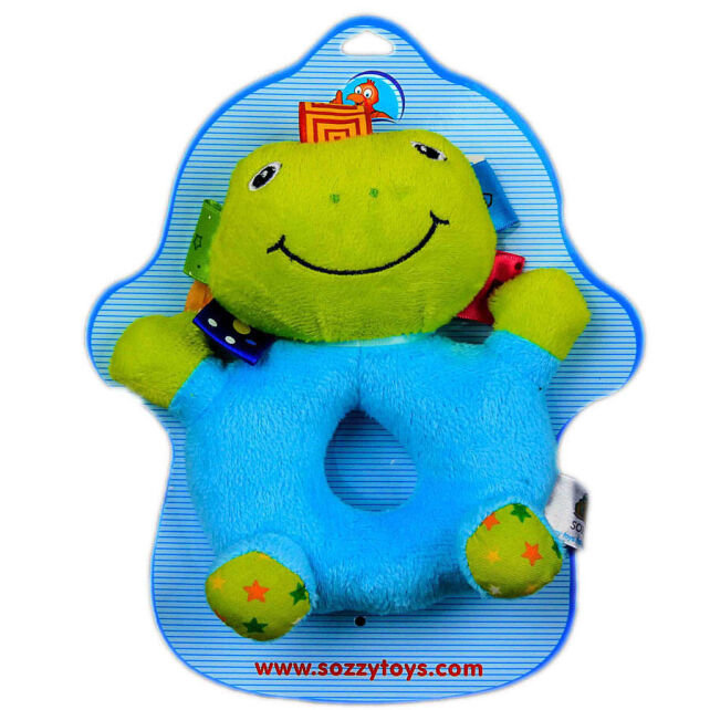 Sozzy Toys Çıngıraklı Kurbağam Oyuncak - 1